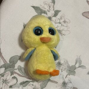 Used no tag Yellow Plush (TY) Bird Toy for Small Pets